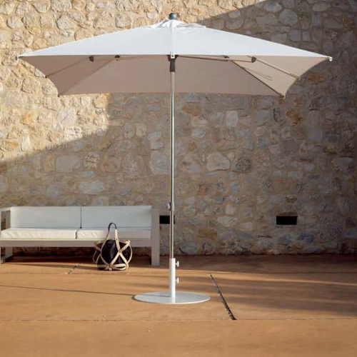 Sombrilla Serena de aluminio cuadrada con Tela Sunbrella