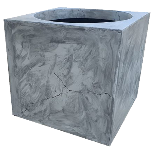 Cubos o Dados de fibra de vidrio imitacion cemento o concreto