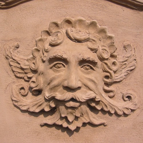 Detalle de la cabeza de Zeus