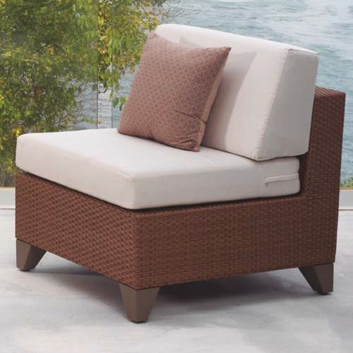 Sillón o modulo central Marcus con cojines Sunbrella