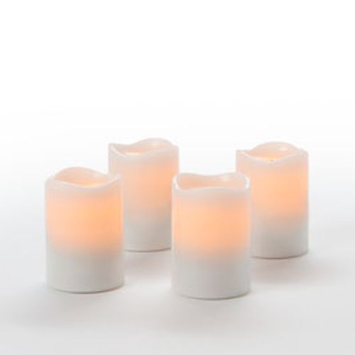 CL-4102 VOTIVES paquete de 4 velas recargables chicas