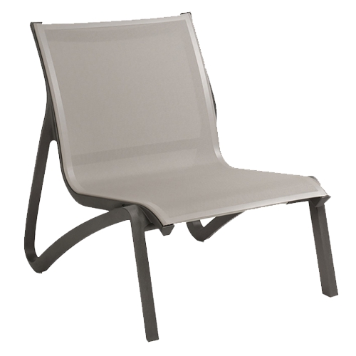 GF-9603 SUNSET sillón bajo sin brazos (negro volcanico / gris)