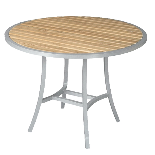 ST-1809 MARSELLA mesa comedor redonda grande c/madera